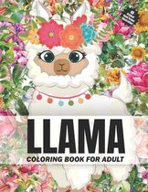 LLAMA Coloring Book For Adult