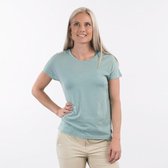 Oslo Wool - Dames Tee - Misty Forest - Maat L