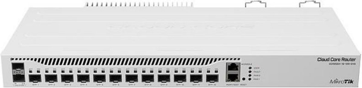 Mikrotik CCR2004-1G-12S+2XS bedrade router Gigabit Ethernet Wit