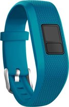 Siliconen Smartwatch bandje - Geschikt voor  Garmin Vivofit Junior 1 / Junior 2 siliconen bandje - blauw - Strap-it Horlogeband / Polsband / Armband