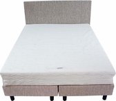 Bedworld Boxspring 160x190 - Stevig - Seudine - Zilvergrijs (ONC84)