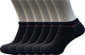 Classinn® Essentials Sneaker sokken 36-41 - 6 paar - dames sport enkelsokken zwart