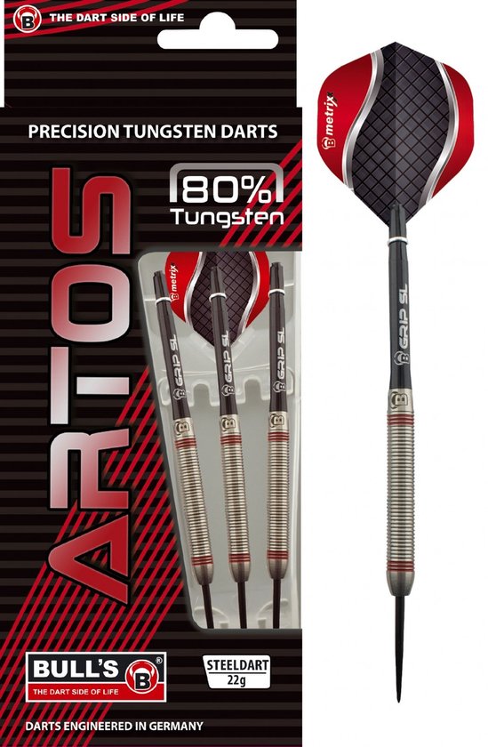 BULL'S Artos AR3 80% - Dartpijlen 22 Gram van Bull's — afbeelding 5