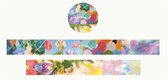 Prachtige Bloemen Washi Tape | Leuke Schattige Mooie Masking Tapes | Bullet Journal | Versieren | Plakboek | Journalling | Inpakken | Organiseren | Washi Tapes | Afplaktape | Bloem