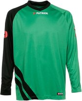 Patrick Victory Voetbalshirt Lange Mouw Heren - Groen / Zwart | Maat: L