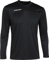 Patrick Pat105 Voetbalshirt Lange Mouw Heren - Zwart | Maat: L