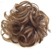 Messy hair bun scrunchie Curly Haar Wrap Extension knot