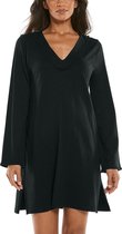 Coolibar - UV-werende strandjurk voor dames - Samoa Cover-Up - Zwart - maat S