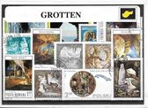 Grotten – Luxe postzegel pakket (A6 formaat) : collectie van verschillende postzegels van grotten – kan als ansichtkaart in een A6 envelop - authentiek cadeau - kado - geschenk - k