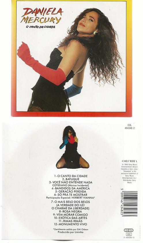 O Canto Da Cidade, Daniela Mercury | CD (album) | Muziek | bol.com