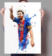 Voetbal Wereldster Print Poster Wall Art Kunst Canvas Printing Op Papier Living Decoratie Multi-color 60X80cm