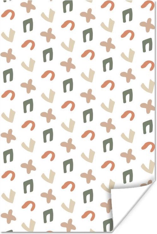 Affiche Pastel - Figurines - Couleur - 20x30 cm