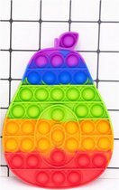 Fidget Toys - Pop IT - Speelgoed - Avocado - Regenboog