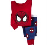 Spiderman pyjama - blauw - rood - Maat 98 / 3 jaar