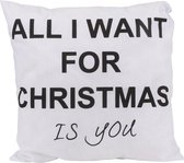 Sierkussen All I want voor christmas is you