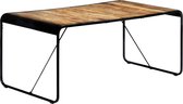 Eettafel massief ruw mangohout 180x90x76 cm