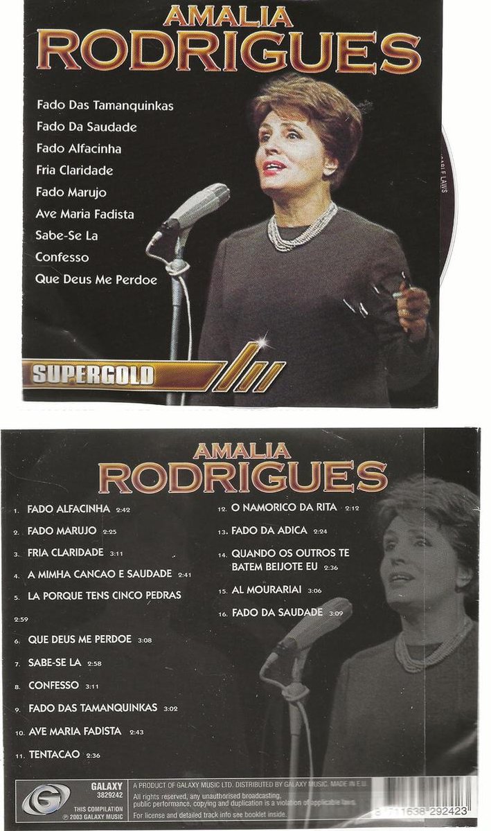 AMALIA RODRIGUES - SUPERGOLD