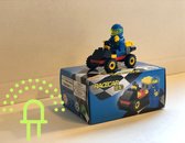 Lilaled Racewagen van bouwstenen | Set van 30 stuks | 100 % Compatible met grote merken stenen