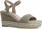 Marco Tozzi BY GUIDO MARIA KRETSCHMER Dames Sandaaltje 2-2-88302-26 728 khaki F-breedte Maat: 36 EU