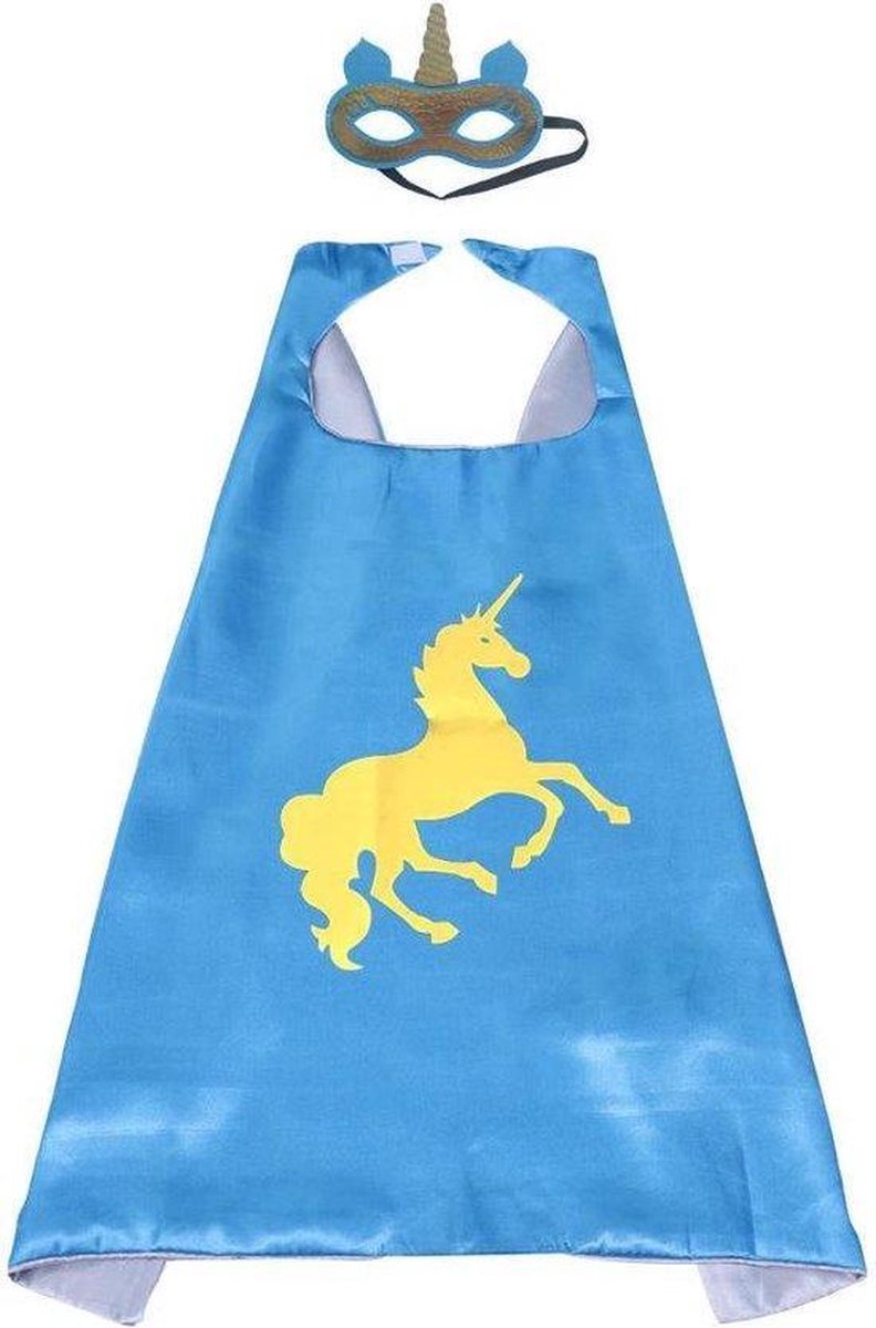 Uitdeelzakjes - Kostuum Kind - Eenhoorn - Unicorn Speelgoed - 3-Pack - Verkleedpak -Traktatie Uitdeelcadeautjes Kinderen - Cape - Masker - Verkleedkleding Meisje — afbeelding 2