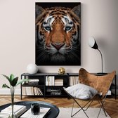 Poster Tiger Close-up - Papier - Meerdere Afmetingen & Prijzen | Wanddecoratie - Interieur - Art - Wonen - Schilderij - Kunst