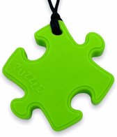 Chewzoo® - Bijtketting - Puzzle - Puzzlestuk - Groen