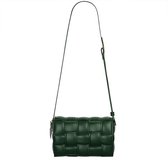 Jobo By JET - Donker groene dames tas - Schoudertas - Verstelbaar - Fashiontrend - All time favorite bag