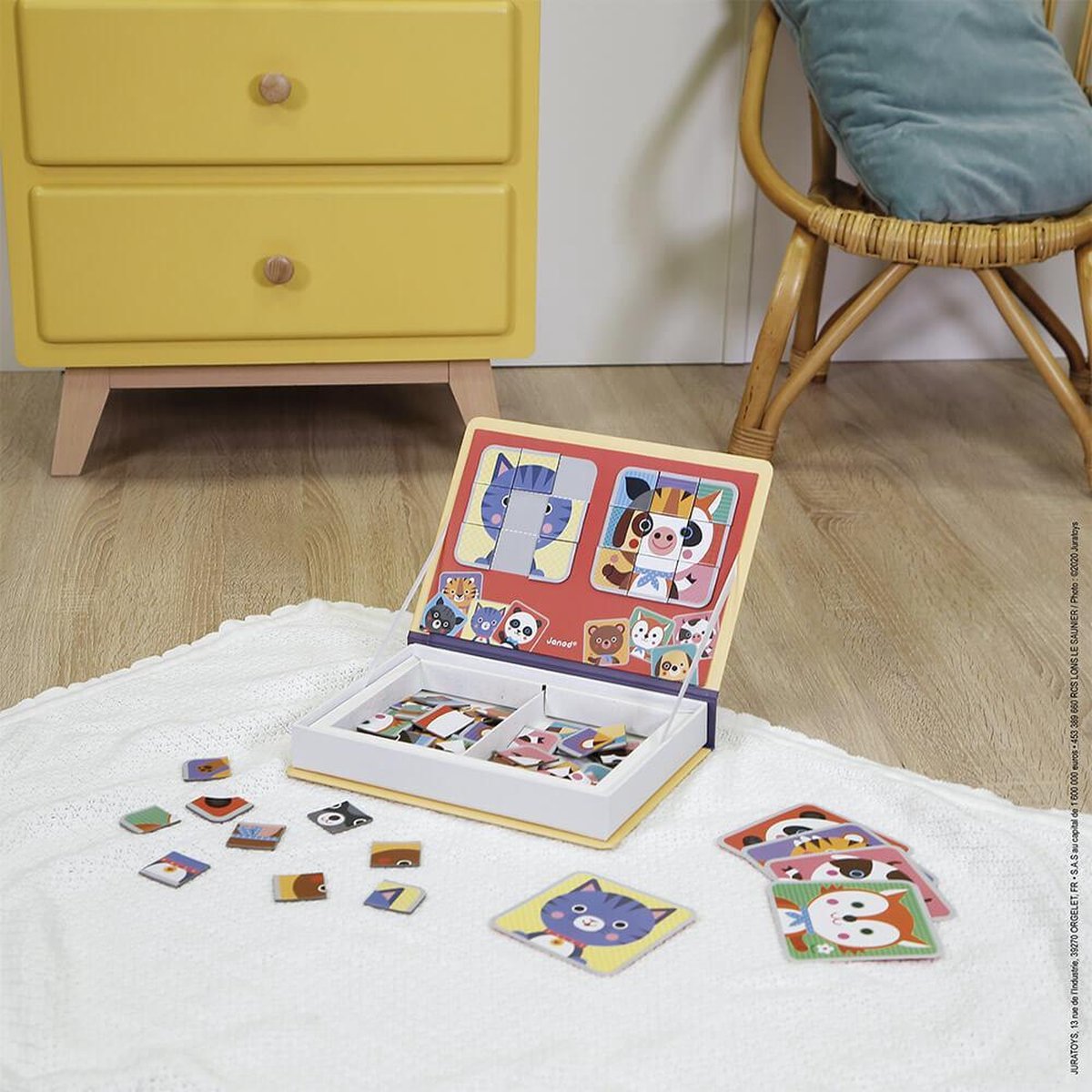 Janod - Magnetibook - Mix & Match - Magneetboek Speelset — afbeelding 9