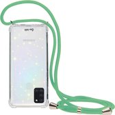 Casetastic Samsung Galaxy A21s (2020) Hoesje met koord - Lanyard Case - Stars Print