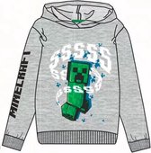 Minecraft Hoodie - Mele grijs - Maat 140 cm / 10 jaar