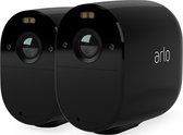 Arlo Essential Spotlight Camera Zwart 2-STUKS - Beveiligingscamera - IP Camera - Binnen & Buiten - Bewegingssensor - Smart Home - Inbraakbeveiliging - Night Vision - Excl. Smart Hub - Incl. 9