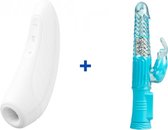 Satisfyer Curvy 1+ - Wit - Luchtdruk Vibrator + Rabbit Vibrator - Tarzan Vibrator