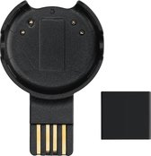 kwmobile USB-oplaadkabel compatibel met Polar Verity Sense / OH1 - Kabel voor smartwatch - zwart