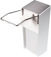 ELBOW RVS-Elleboog dispenser 1000ML voor desinfectiemiddel en/of zeep - zeepdispenser- elleboogdispenser - aluminium zeep pomp - hygiënisch desinfecterend - wandmodel (ook voor zeep)