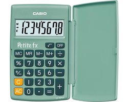 Casio zakrekenmachine Petite FX, groen