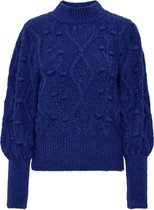 Only ONLYPoppy L/S Highneck Pullover Knit Bluing Dames Trui - Maat S