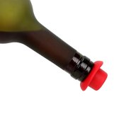 Wijnstopper Hoedje - Rood - Wijnaflsuiter Champagnestopper - Wijn stopper - Flessen dichtmaken - Kurkvervanger - Kurk vervanger