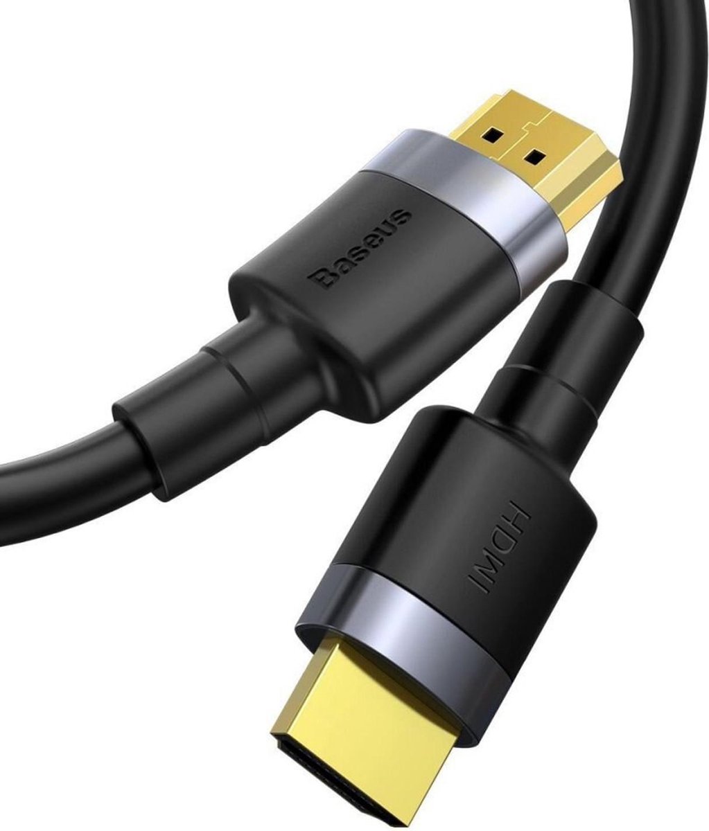Baseus - Cafule - kabel HDMI 2.0 4K - 60 - Hz - 3D - 18 - Gbps - 2 - m - zwart - (CADKLF-F01)