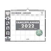 Hobbit Familieplanner omslag 2022 - ringband - veel groter dan een A4 formaat - één week op 1 pagina - voor 5 personen - 354 stickers - type D2