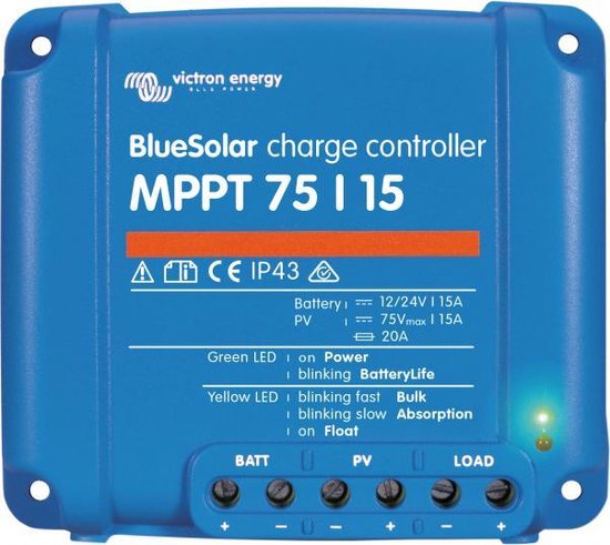 Victron BlueSolar MPPT 100/15 van Victron — afbeelding 5