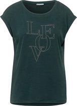Street One shirt Donkergroen-42 (Xl)