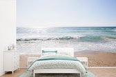 Behang - Fotobehang Strand - Water - Turquoise - Breedte 600 cm x hoogte 400 cm