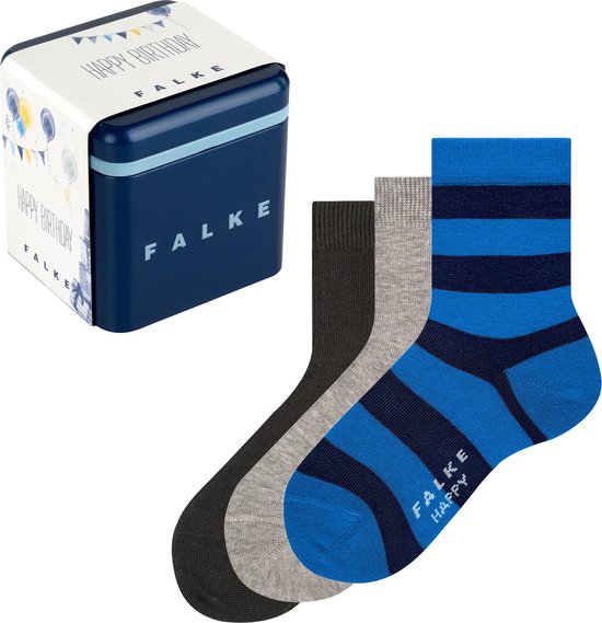 FALKE Happy Giftbox 3-Pack cadeau geschenkset Katoen Multipack Kinderen  Sokken... | bol.com