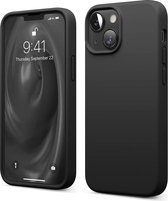 Apple iPhone 13 Case Zwart - Coque arrière en Siliconen