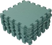 speelmat junior 90 cm foam groen 9-delig