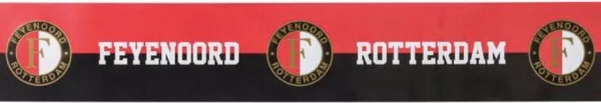 2 Feyenoord Behangrollen - behangrand 2x5 meter