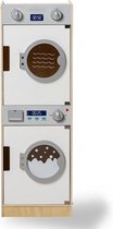 wasmachine en droger hout 86 cm