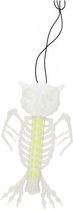 skelet uil glow-in-the-dark 10 cm 3-delig