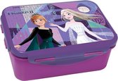 broodtrommel Frozen II meisjes 17 x 12 cm paars