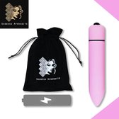 Goddess Aphrodite bullet vibrator - 10 standen - inclusief batterij - mini vibrator - clitoris stimulator - roze